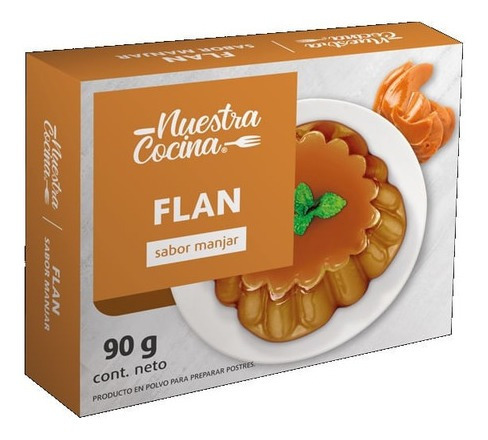 Flan Nuestra Cocina 90 Gr Manjar(3uni) Super