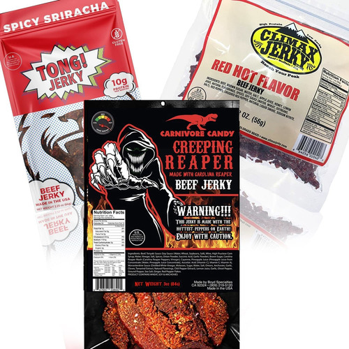 Loljerky Firebox - Caja De Muestras De Carne De Res Jerky Ca