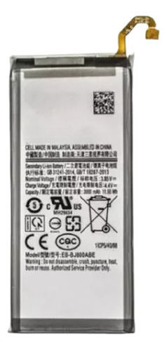 Sobre + Bateria Para Samsung Galaxy A6 A600/j8 J800/j6 J600