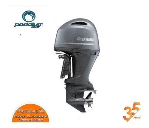 Imagem 4 de 8 de Motor De Popa Yamaha 4t F200 Fetx+ Frete E/t Poddium Náutica