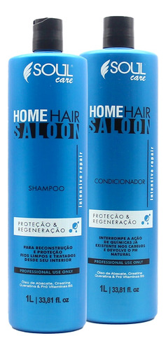 Shampoo E Condicionador Profissional Soul Care 1 Litro