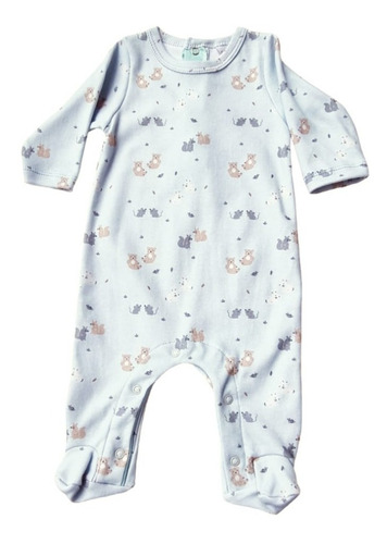 Enterito Bebe Basico Interlock Estampado Animalitos