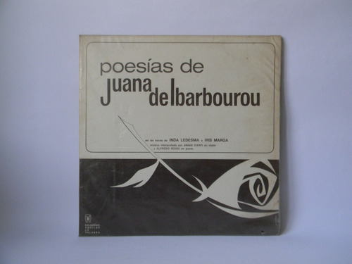 Poesías De Juana De Ibarbourou Lp Vinilo Aguilar