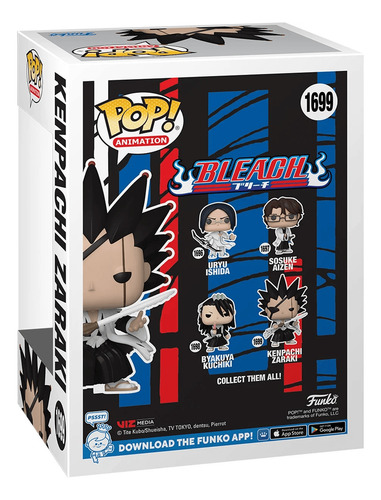 Figura De Kenpachi Zaraki #1699 Bleach Funko Pop! Animation