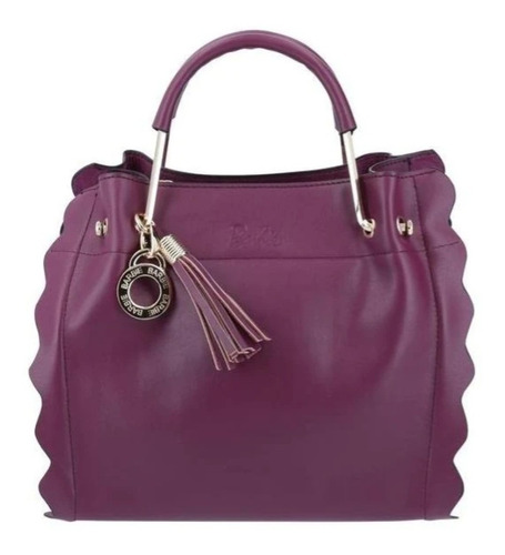 Bolso Para Dama Saily Tipo Tote Línea Barbie Gorett Color Violeta oscuro