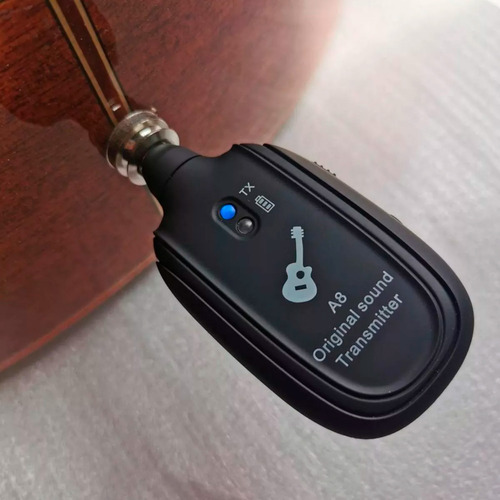 Transmisor Inalámbrico Uhf Para Guitarra Y Bajo - Fácil Conexión