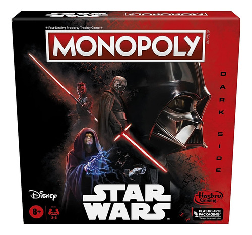 Monopolio Star Wars Edición Dark Side Original Usa Nuevo