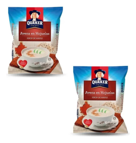 Avena En Hojuelas Con Sirop De Maple Quaker 400gr Pack 2und 