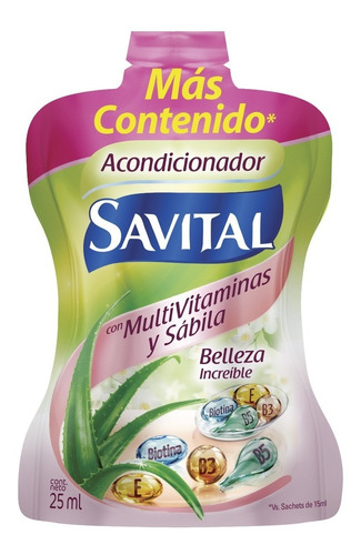 Acondicionador Savital Multivitaminas - Ml A $775