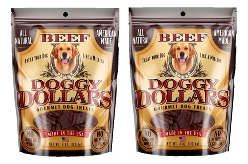 Doggy Dollars Premium All-natural - Golosinas Para Perros T.