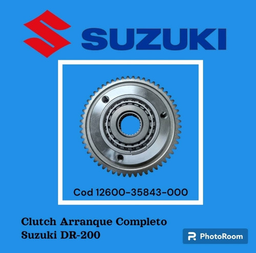 Clutch Arranque Completo Suzuki Dr-200