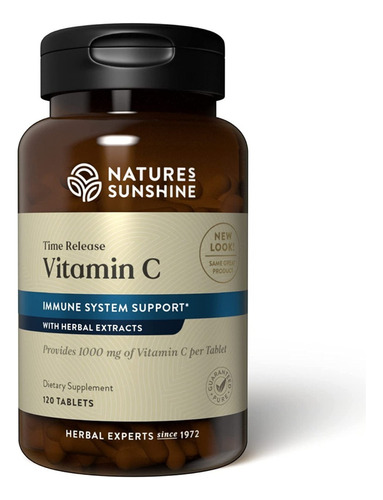 Vitamina C 1000mg Nature S Suns - - Unidad a $3027