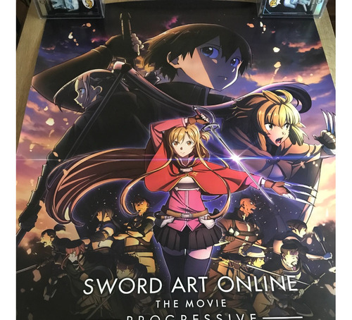 Afiche-póster De Película De Cine Original Sword Art Online