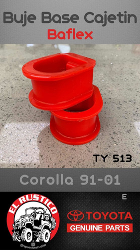 Imagen 1 de 1 de Buje Base Cajetín Baflex Toyota Corolla 91-2001 Ty513