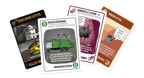 Juego De Mesa Exploding Kittens Recetas Del Desastre