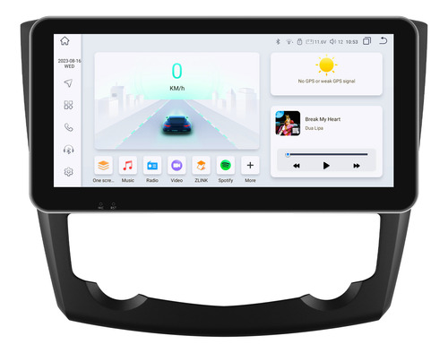 Estéreo Carplay 4+32g Para 15-19 Renault Corega