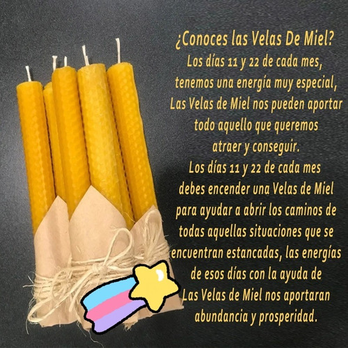 Velas De Miel Puro Cera De Abejas! X 12!!!