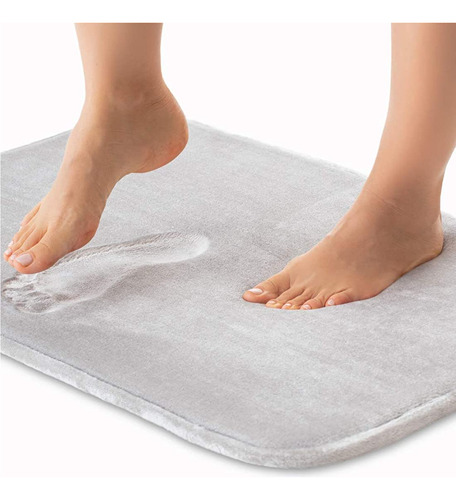 Alfombra De Baño De Espuma Extra Suave, Cómoda, Absorbente.