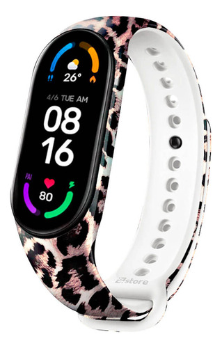 Correa Compatible Xiaomi Mi Band 5 Y 6 Diseño Animal Print