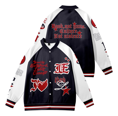 Chaqueta De Uniforme De Béisbol Kpop Ive Kitsch Merch