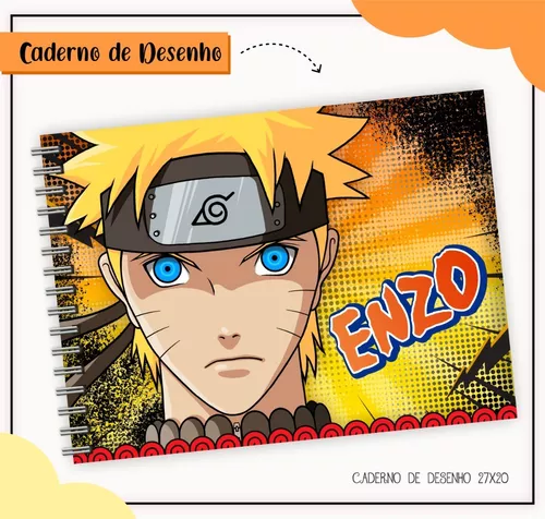 Desenhos fazer na capa do caderno anime