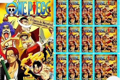 Álbum One Piece 50 Figurinhas.e Um Álbum.