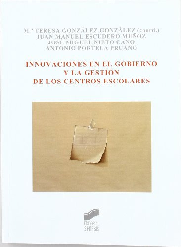 Libro Innovaciones En El Gobierno Y La Gestión De Los Centro