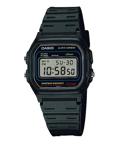 Relógio Unissex Digital Casio W-59-1vq Preto