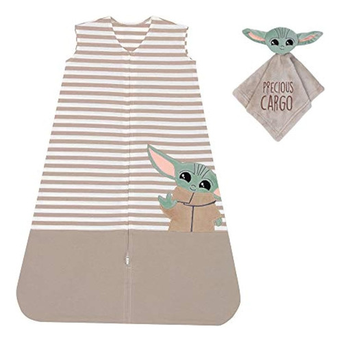 Lambs & Ivy Star Wars Mandalorian Baby Yoda Cobija Portátil 