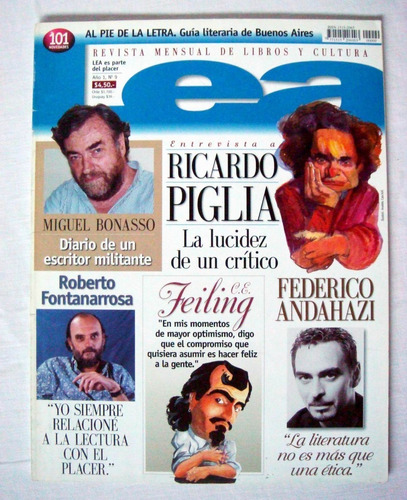 Revista Lea Nº 9 - Revista De Libros Y Cultura - Año 2001