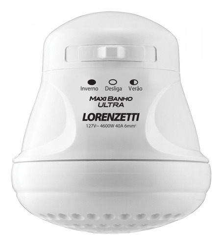 Ducha Lorenzetti Maxi Ultra 110v 4600w Com Resistencia Plana