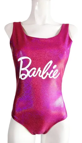 Bikini Traje De Ba o Entero Barbie Glitter Maximo Brillo