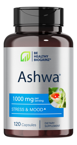 Ashwa Be Healthy Anti Estrés Pura Premium Made Usa