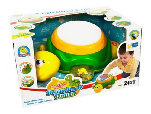 Juguete Bebe Tortugamusical Tambor Luz Musica Babymovil