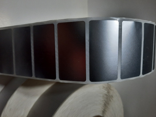 Imagen 2 de 2 de Etiquetas De Seguridad Void Plata Mate De 50 Mm X 25 Mm
