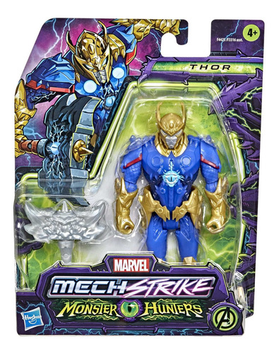 Boneco Marvel Monster Hunters Mech Strike Thor Hasbro F4425