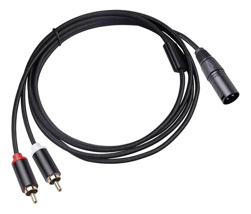 Xlr A Cable Dual Alta Calidad Macho Y Splitter 1m