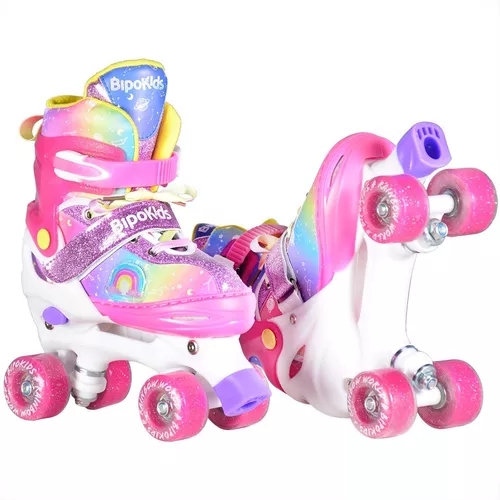 Patin 4 Ruedas Extensible Niña Infantil Roller Derby Funroll