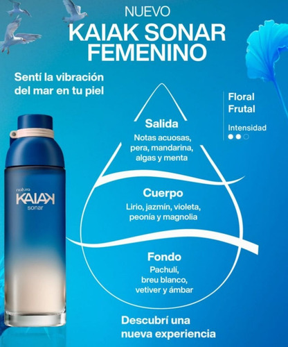 Kit Kaiak Clásico + Kaiak Sonar Femenino 100ml Natura
