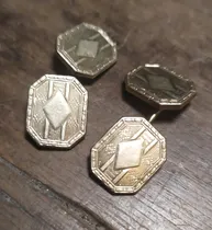 Comprar Antiguos Par De Gemelos De Cadena Krementz, Impecables Sanos