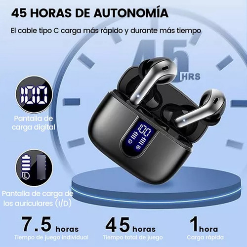 Fones De Ouvido Bluetooth Sem Fio Tws Hifi Com Led Digital