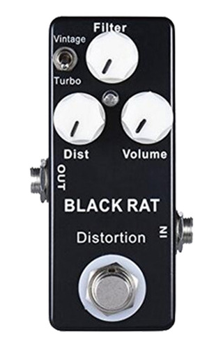 Pedal De Efectos De Guitarra Mosky Black Rat Distortion