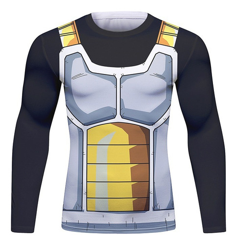 Dragon Ball Vegeta 2023 Nueva Playera Deportiva Ajustada