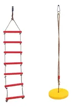 Comprar 2x De Columpio Colgante Con Cuerda Da Escalera De Escalada 6