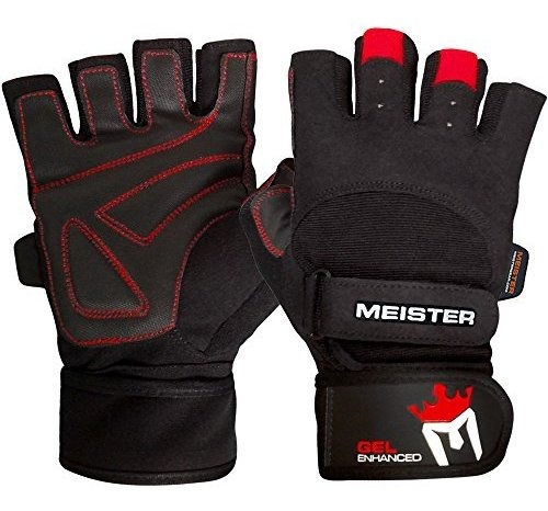 Meister Wrap Wrap Guantes De Levantamiento De Pesas Con