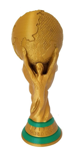 Copa Tamaño Real Mundial 2022 De 37cm En 3d Messi Argentina