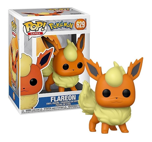 Funko Flareon #629 Pokemon Fuego Games Coleccionable