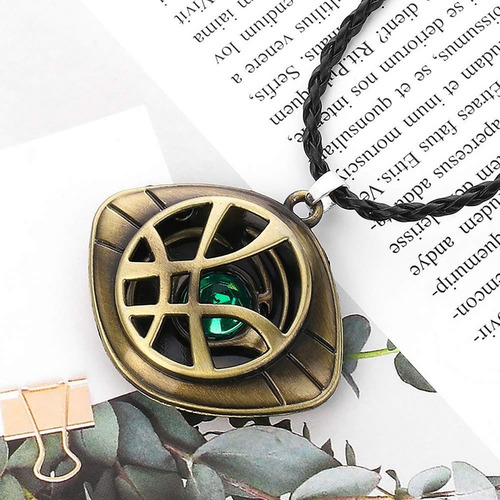 Collar Dr Strange Ojo Agamotto Gema Del Tiempo De Colección