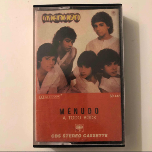 Menudo A Todo Rock Casete