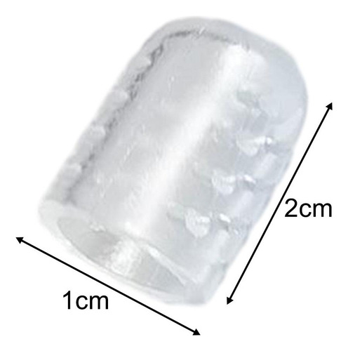 Protector De Meñique De Silicona Transparente Para Correr